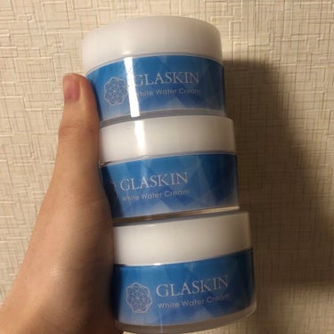 GLASKIN ホワイトウォータークリーム/さくらの森/オールインワン化粧品を使ったクチコミ（2枚目）