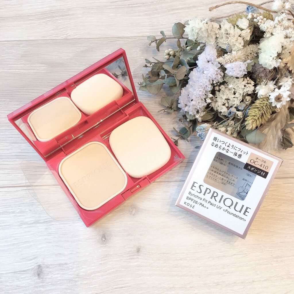 シンクロフィット パクト UV 限定パクト/ESPRIQUE/パウダーファンデーションを使ったクチコミ（2枚目）
