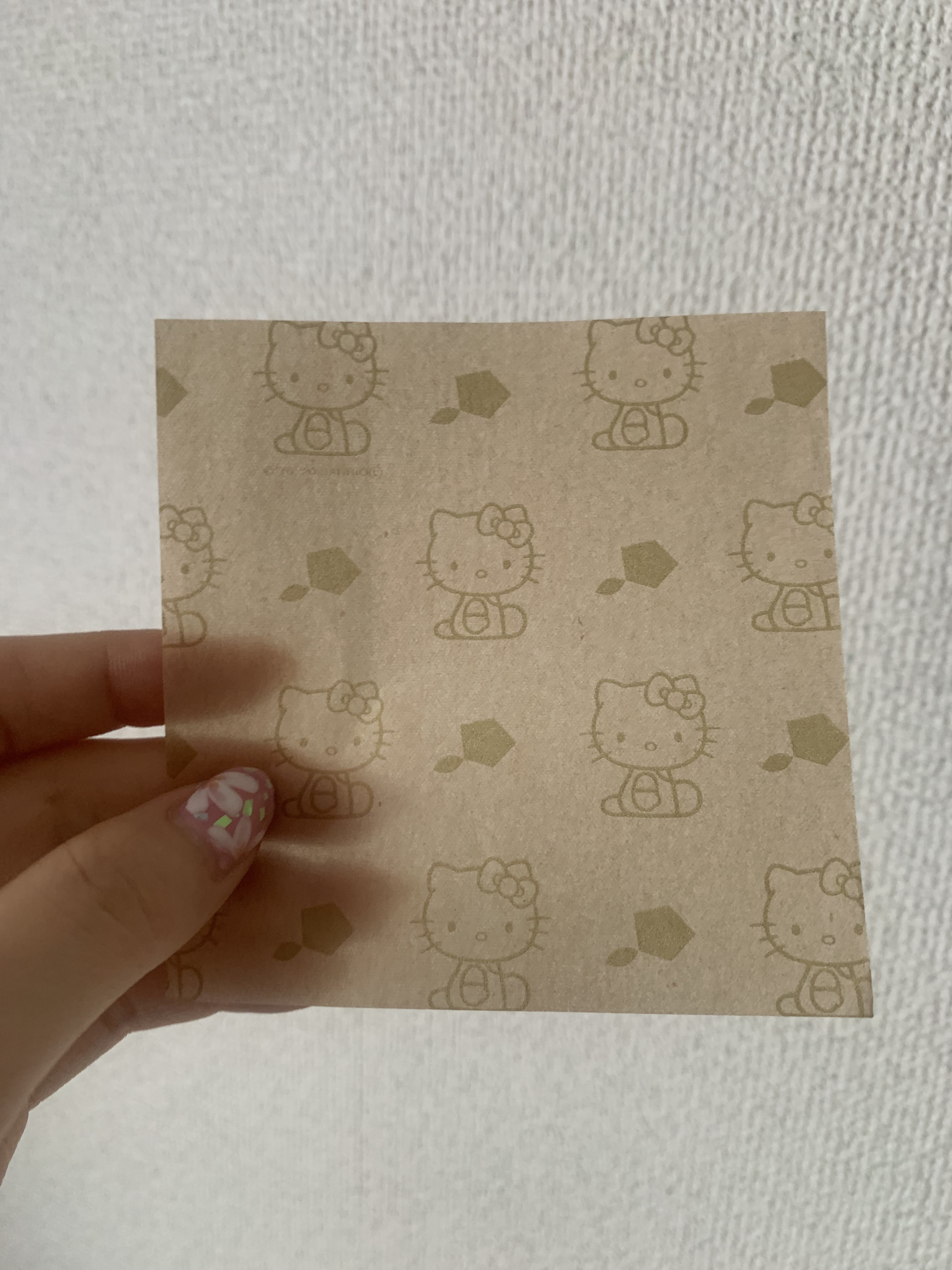 はろうきてぃ　　京のあぶらとり紙/ハローキティ/あぶらとり紙を使ったクチコミ（2枚目）