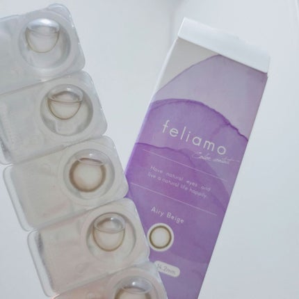 feliamo 1day エアリーベージュ/feliamo/ワンデー(1DAY)カラコンを使ったクチコミ(2枚目)