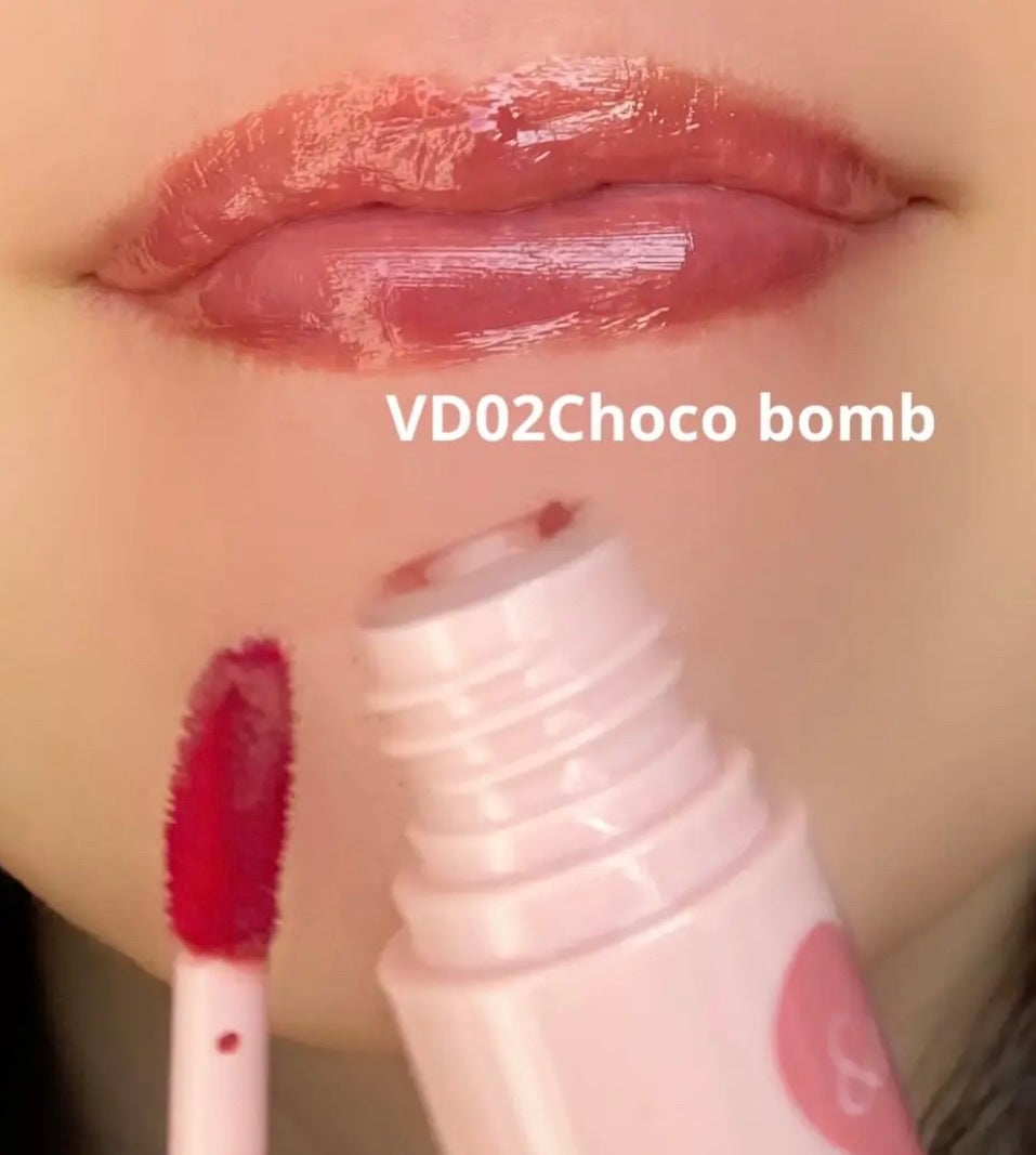 アンドバイロムアンド グラッシーボムティント/&nd by rom&nd/リップティントを使ったクチコミ(9枚目)