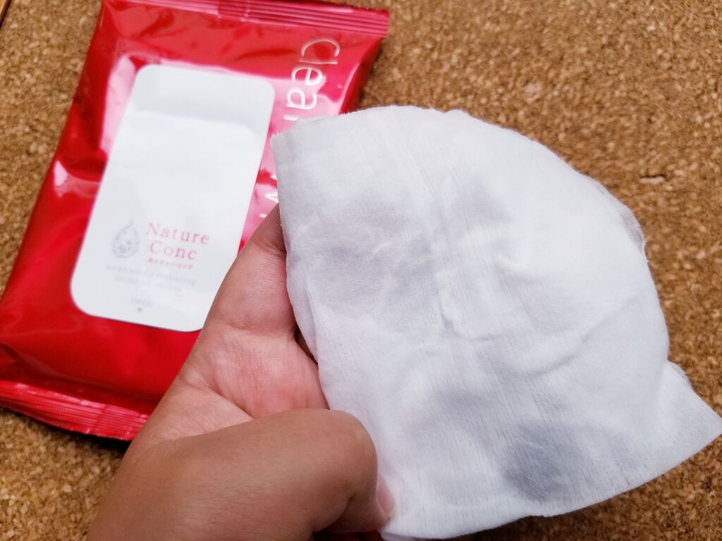 ネイチャーコンク 薬用 ふきとり化粧水シート/ネイチャーコンク/トナーパッドを使ったクチコミ（3枚目）