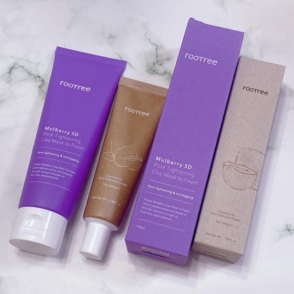 マルベリー5重 ポア タイトニングクレイマスクトゥフォーム/rooTree/洗い流すパック・マスクを使ったクチコミ(6枚目)