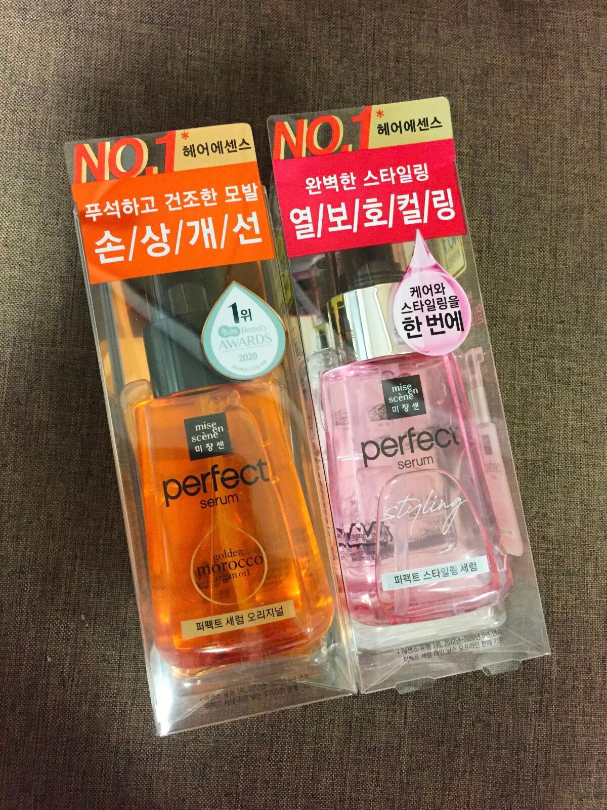 パーフェクト セラム オリジナル/miseenscene/ヘアオイルを使ったクチコミ(1枚目)