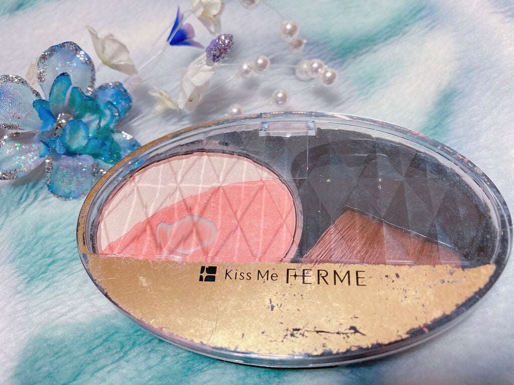 立体感アップチーク/キスミー フェルム/パウダーチークを使ったクチコミ(2枚目)