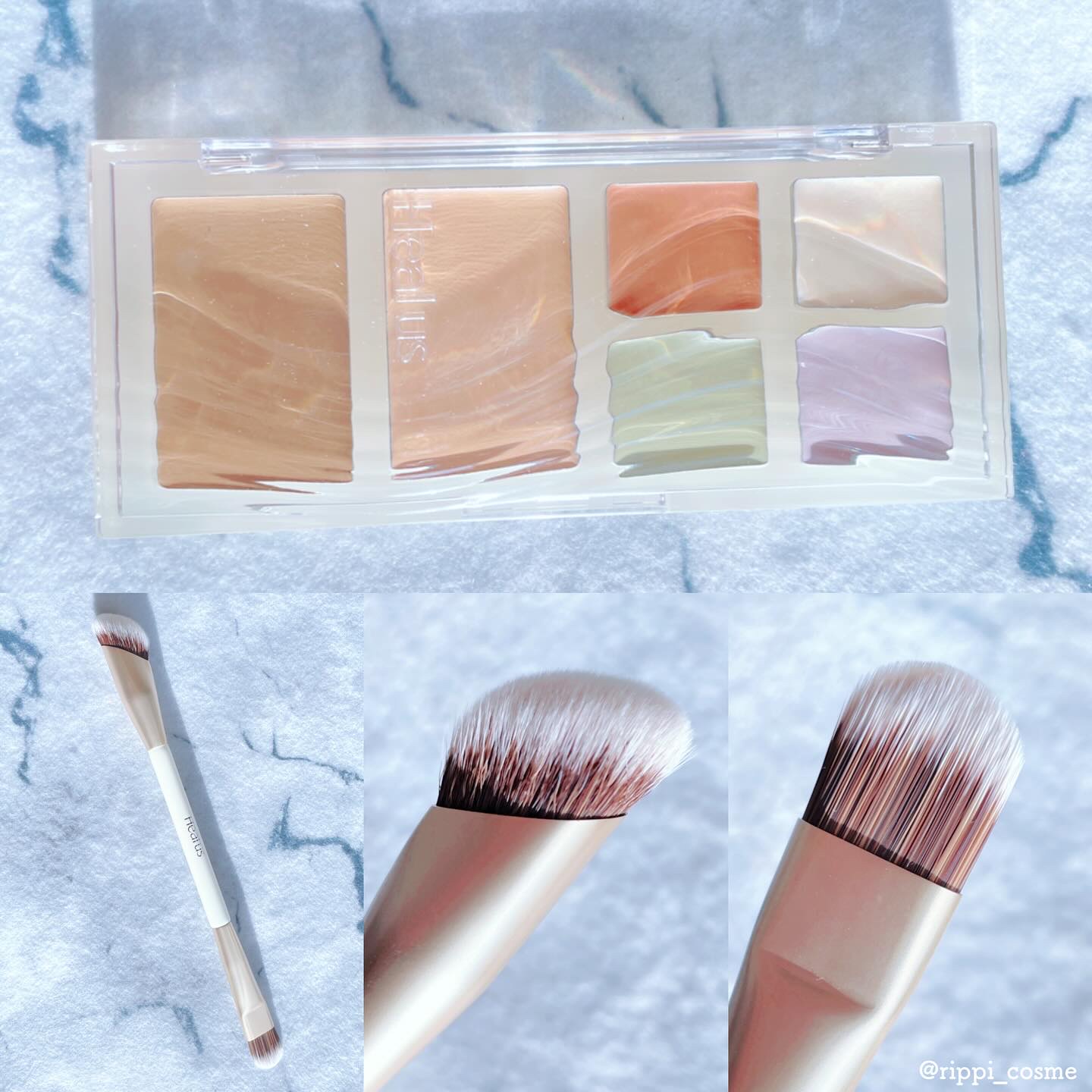 ブリージングコンシーラーパレット/Healus/パレットコンシーラーを使ったクチコミ（2枚目）