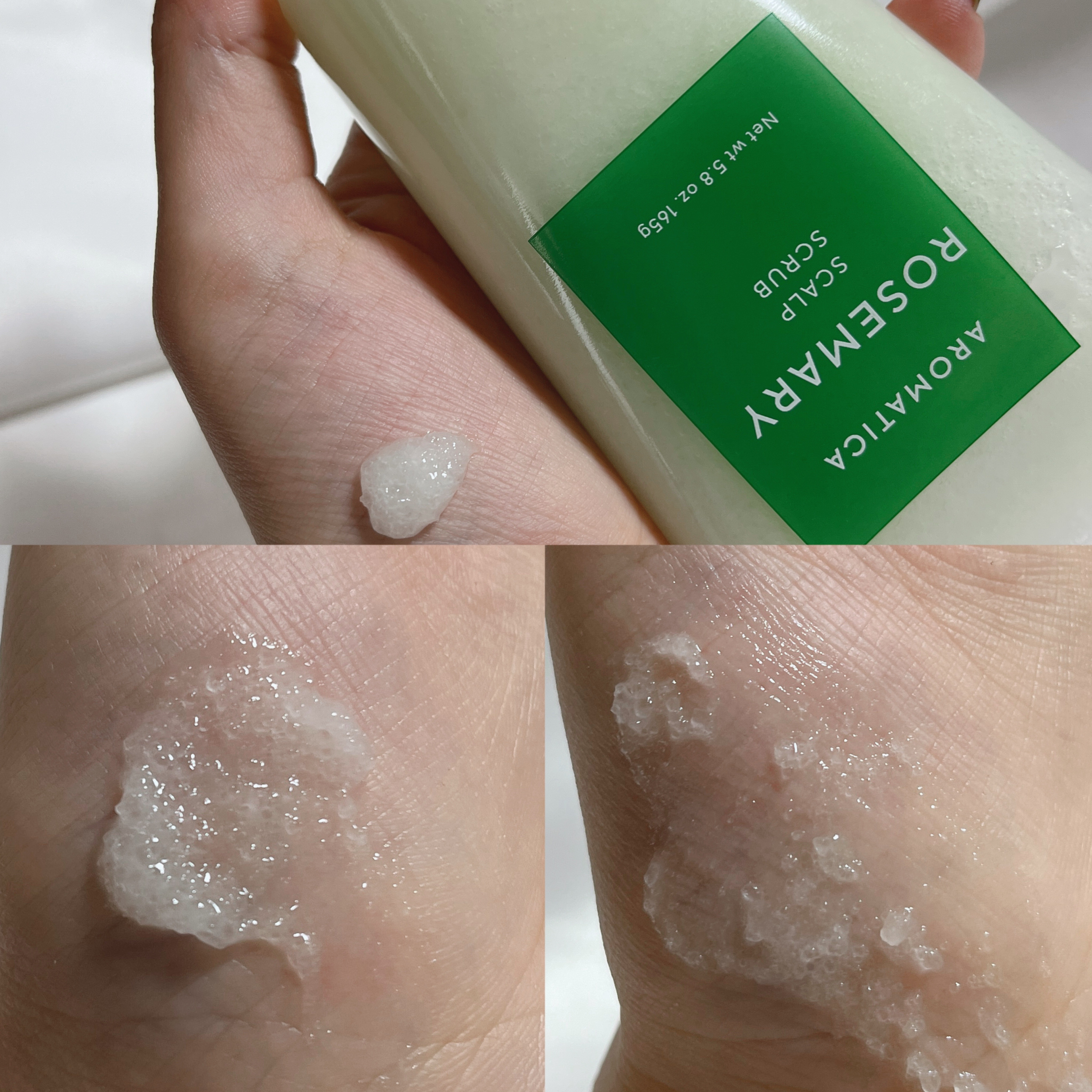 ローズマリーソルトスカルプシャンプー/AROMATICA/市販シャンプーを使ったクチコミ（2枚目）