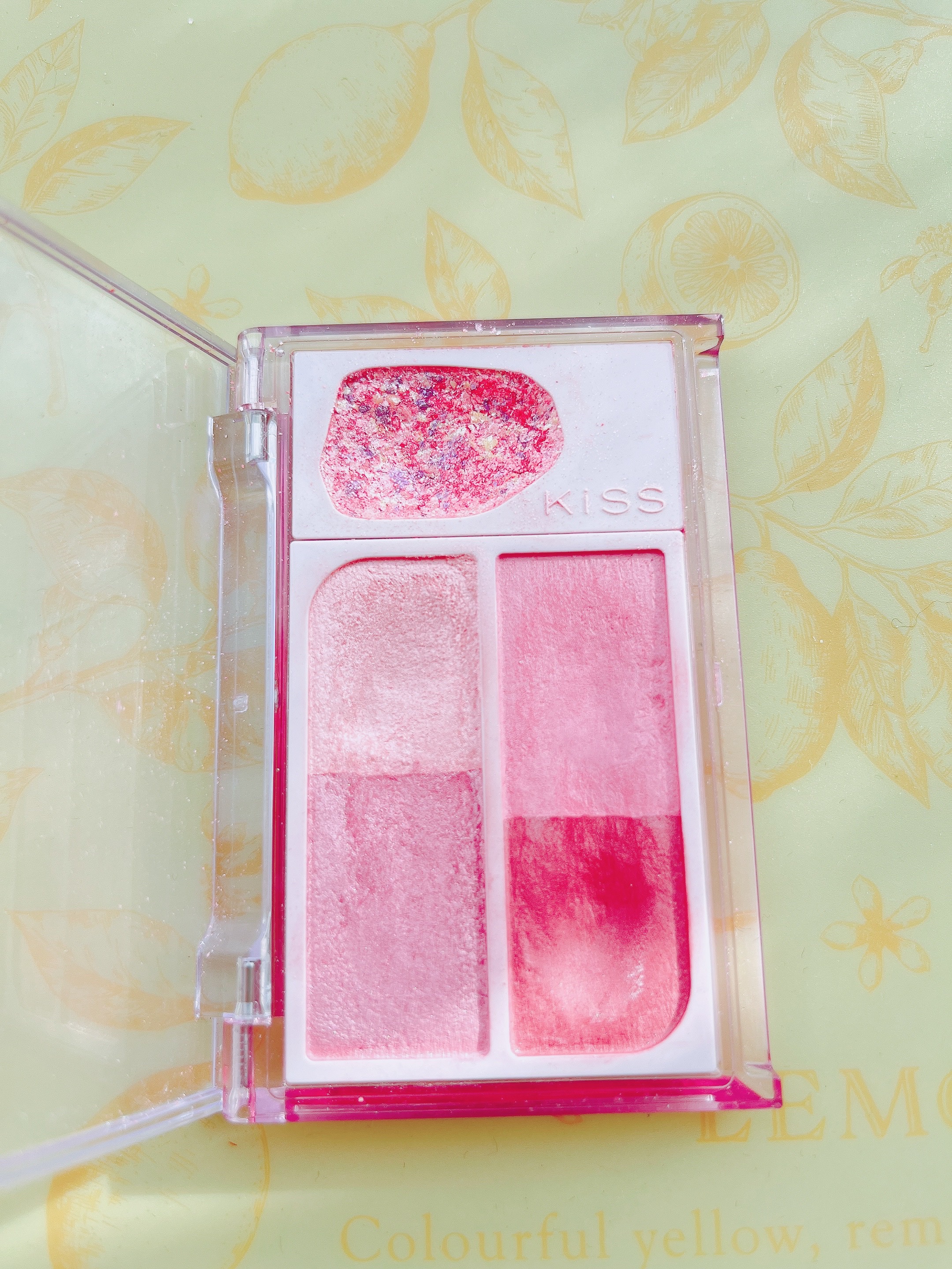 カクテルデイズ 03 ピンキーデライト/KiSS/アイシャドウパレットを使ったクチコミ（2枚目）