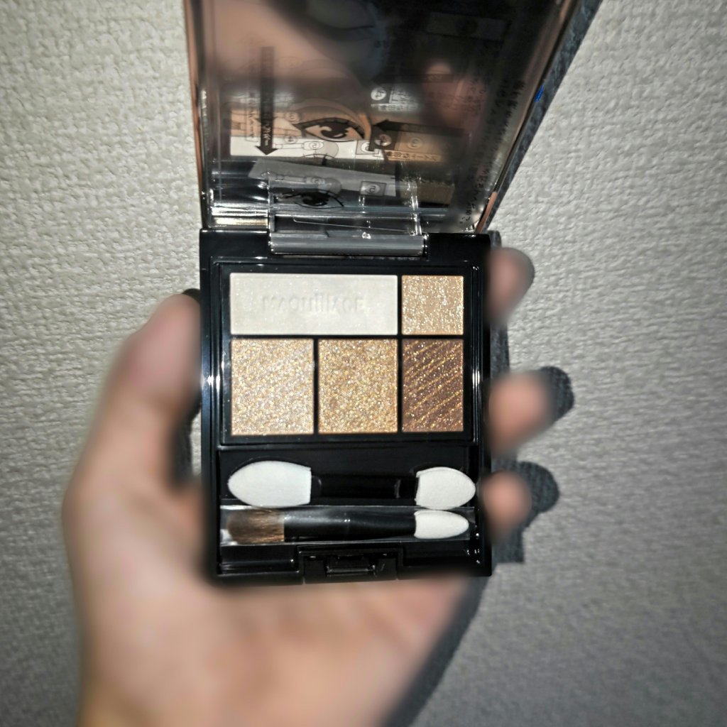 ドラマティックスタイリングアイズ OR303 オレンジキャラメル/マキアージュ/アイシャドウパレットを使ったクチコミ（2枚目）