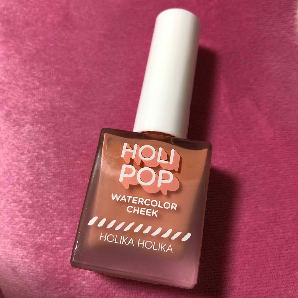 ホリポップウォーターカラーチーク/HOLIKA HOLIKA/リキッドチークを使ったクチコミ（1枚目）