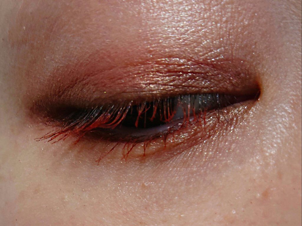 カラーマスカラ/sopo/マスカラを使ったクチコミ（2枚目）