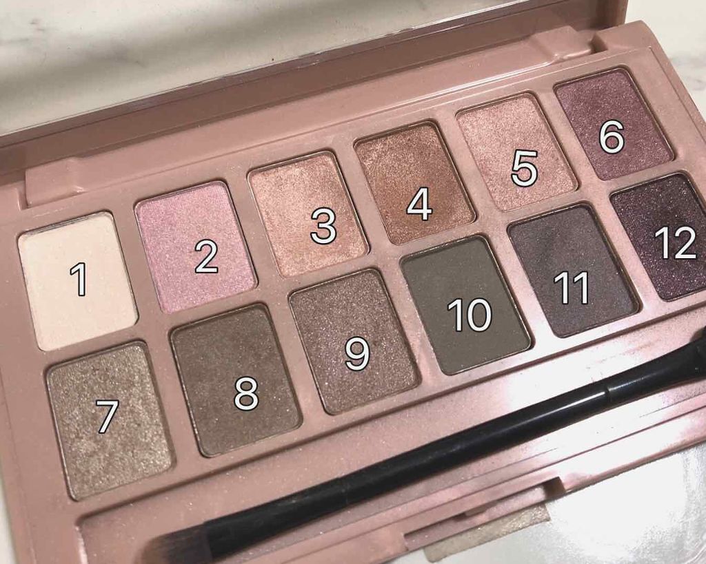 ヌードパレット ブラッシュド/MAYBELLINE NEW YORK/アイシャドウパレットを使ったクチコミ(2枚目)