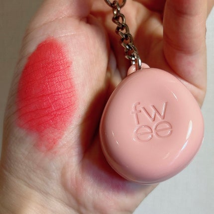 リップアンドチーク ブラーリープリンポット/fwee/口紅を使ったクチコミ(5枚目)