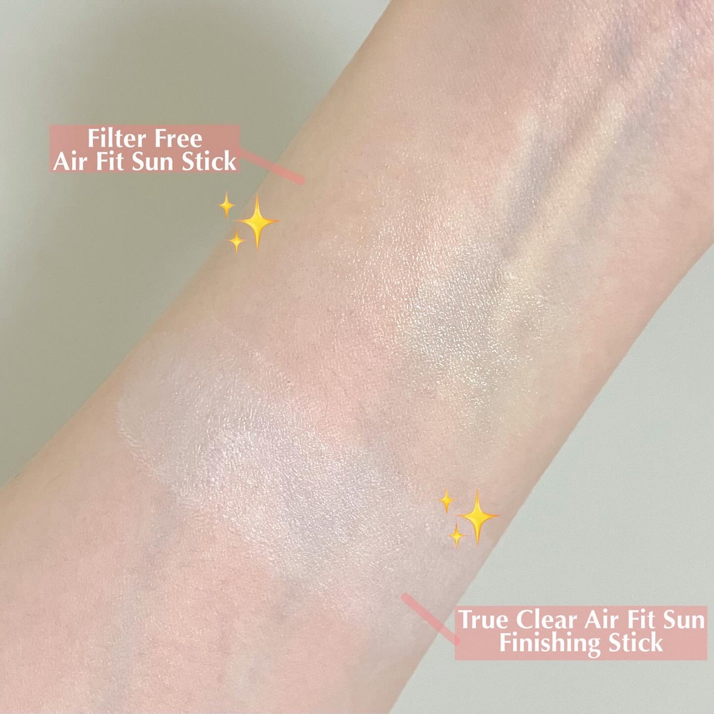 Air fit Sunstick/frebits/日焼け止めスティックを使ったクチコミ(4枚目)