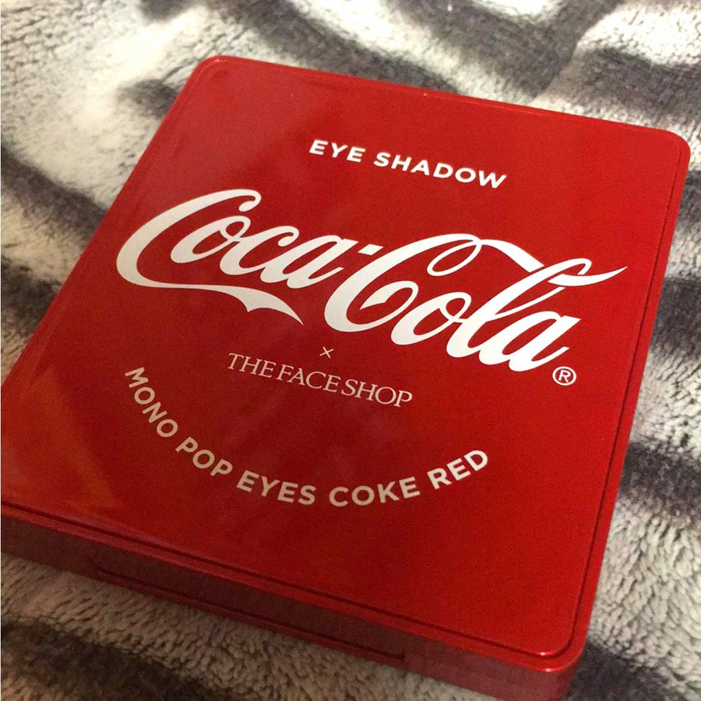 コカコーラ モノ ポップ アイズ/THE FACE SHOP/アイシャドウパレットを使ったクチコミ(1枚目)