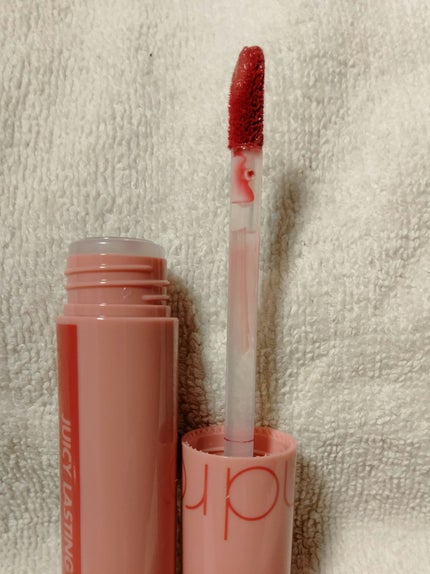 ジューシーラスティングティント/rom&nd/リップティントを使ったクチコミ(4枚目)