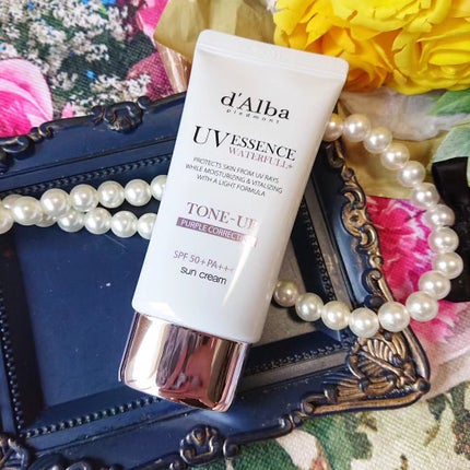 ダルバ ウォータフル トーンアップ サンクリーム(パープル)/ダルバ/日焼け止めクリームを使ったクチコミ(5枚目)