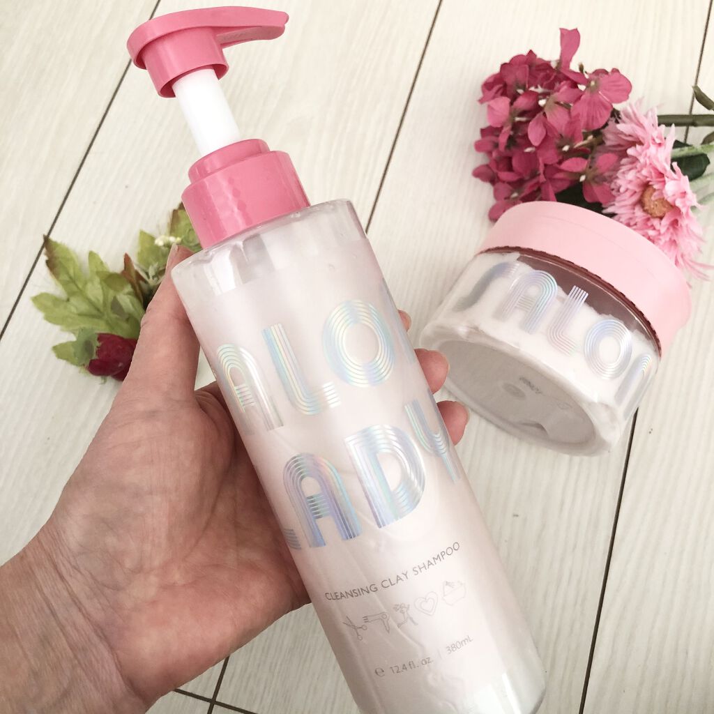 サロンレディ クレンジングクレイシャンプー クレイヘアマスク(255g)/SALON LADY/市販シャンプーを使ったクチコミ（2枚目）