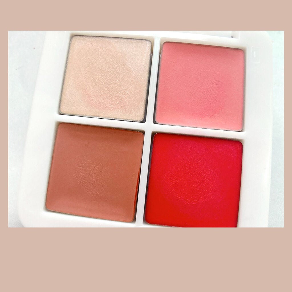 リップチークグロウクワッド/rms beauty/ジェル・クリームチークを使ったクチコミ(3枚目)