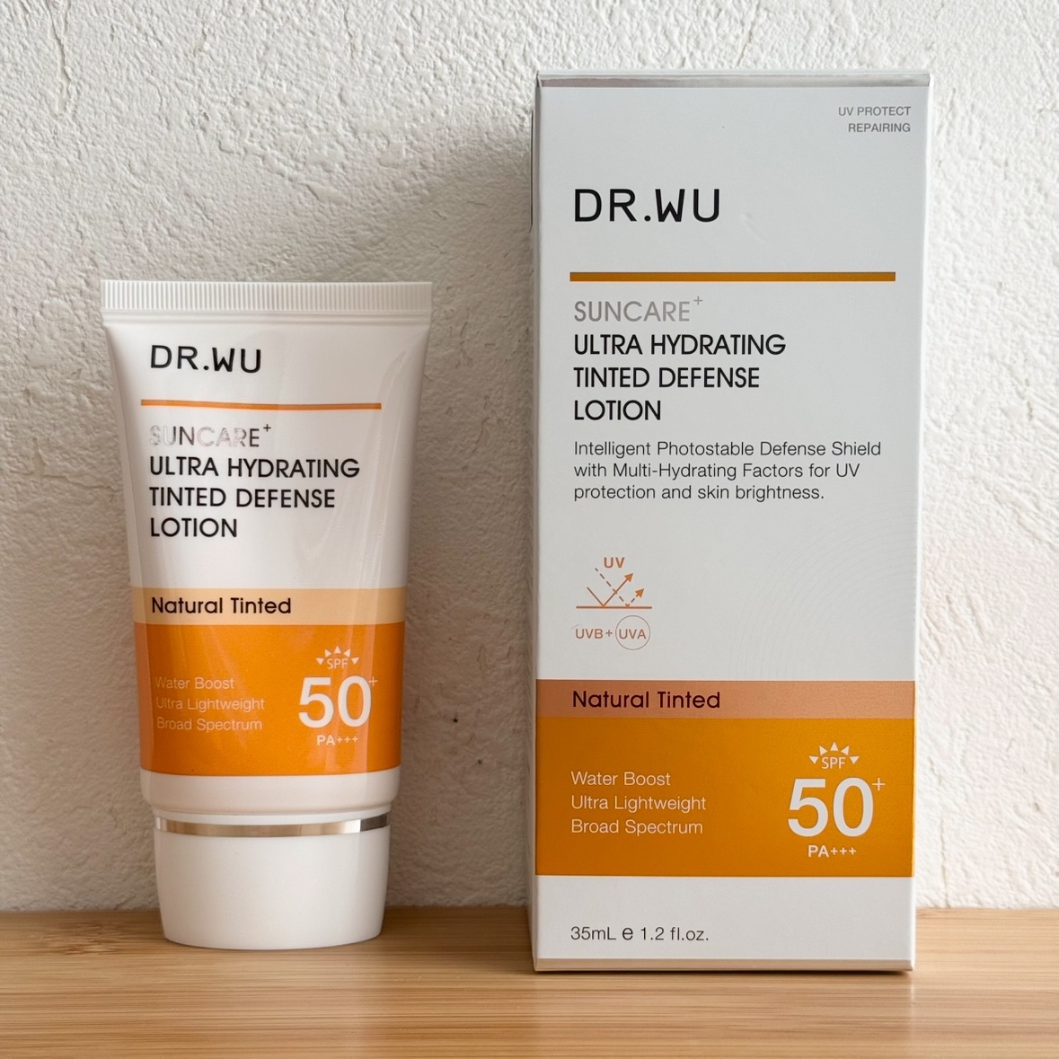 サンスクリーン+モイスト（色付き）＜日焼け止め＞/DR.WU/日焼け止めローションを使ったクチコミ（1枚目）