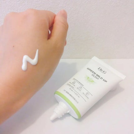 グリーンマイルドアップサンプラス/Dr.G/日焼け止めクリームを使ったクチコミ(2枚目)