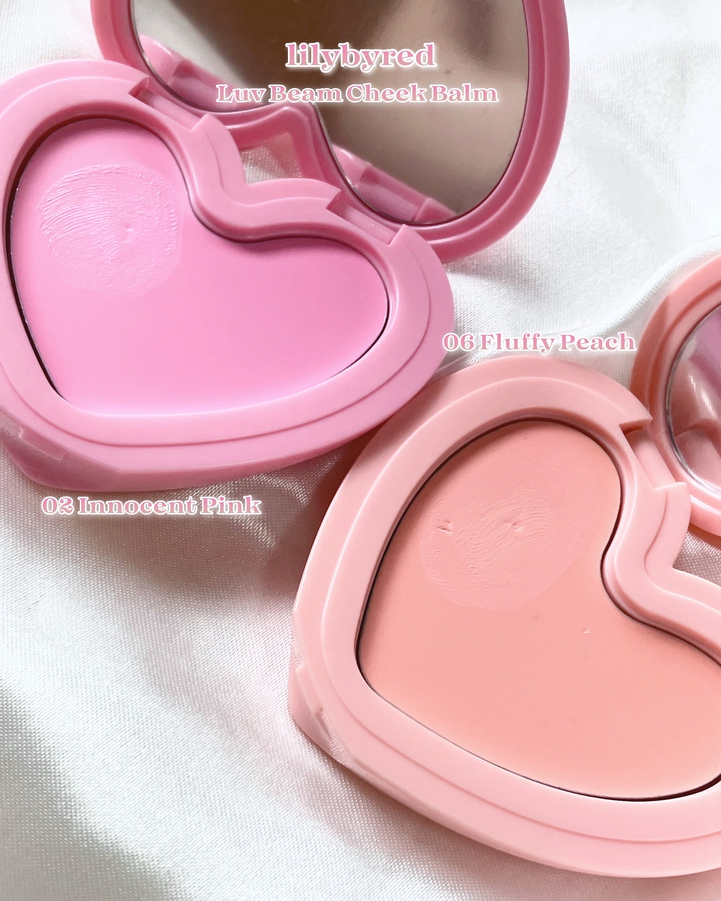 ラヴ ビーム チークバーム/lilybyred/ジェル・クリームチークを使ったクチコミ（2枚目）