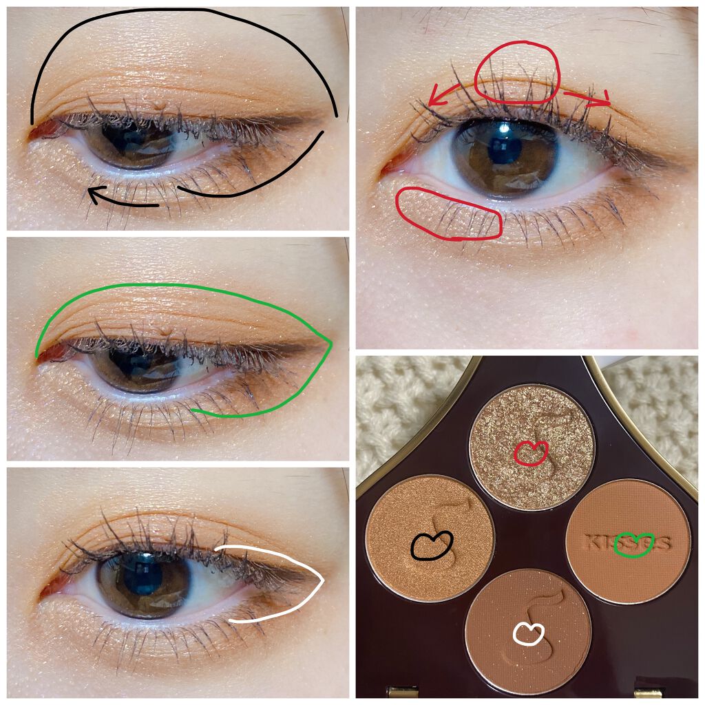 キスチョコレート プレイカラーアイズ/ETUDE/アイシャドウパレットを使ったクチコミ（3枚目）