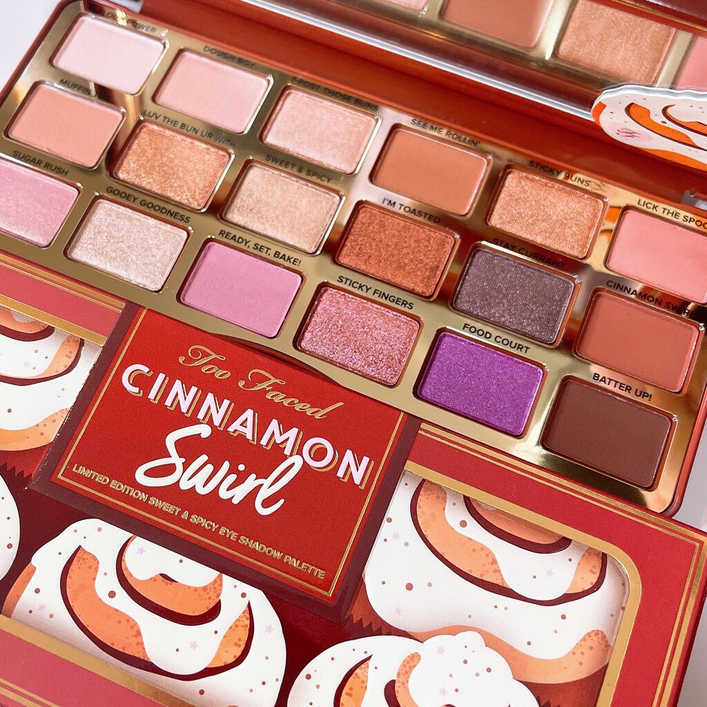 シナモン スワール アイシャドウ パレット/Too Faced/アイシャドウパレットを使ったクチコミ（1枚目）