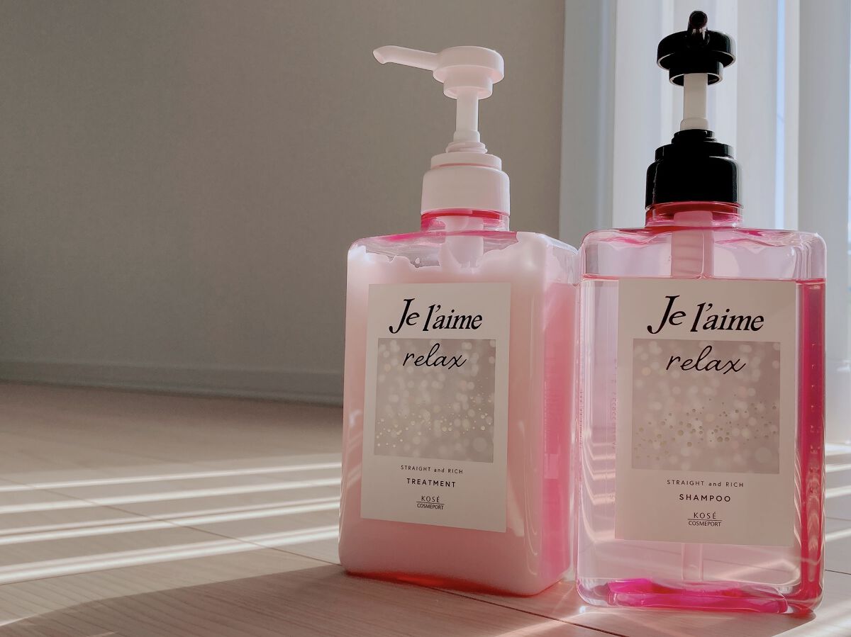 リラックス ミッドナイトリペア シャンプー／ヘアトリートメント (ストレート＆リッチ)/Je l'aime/市販シャンプーを使ったクチコミ（1枚目）