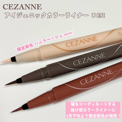 アイジェニックカラーライナー/CEZANNE/アイライナーを使ったクチコミ(2枚目)