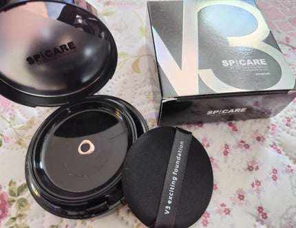 V3 エキサイティングファンデーション/SPICARE/クッションファンデーションを使ったクチコミ(2枚目)