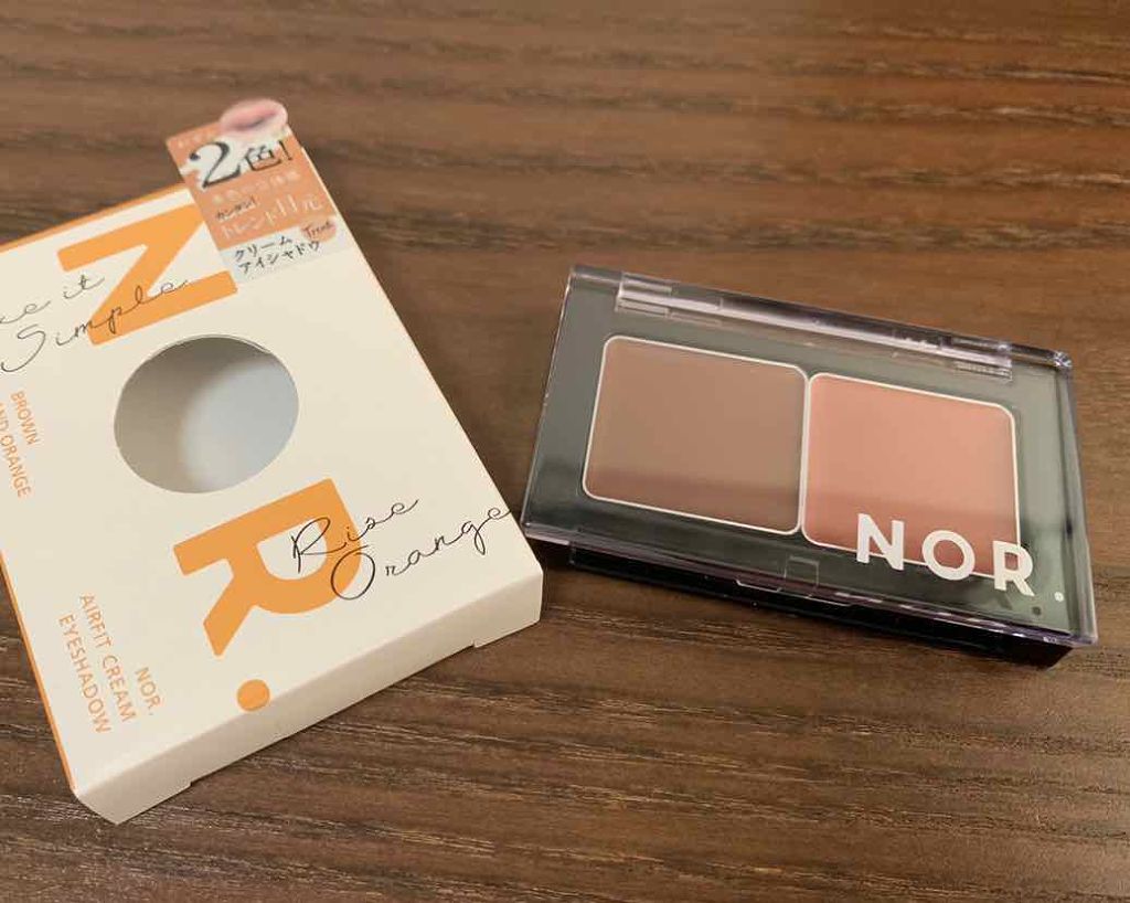 NOR.(ノール) エアフィットクリームアイシャドウ/NOR./ジェル・クリームアイシャドウを使ったクチコミ(1枚目)