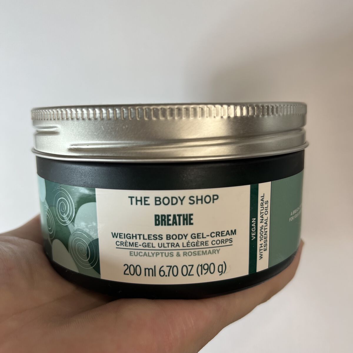 ウェルネス ボディジェルクリーム ユーカリ& ローズマリー/THE BODY SHOP/ボディクリームを使ったクチコミ（2枚目）