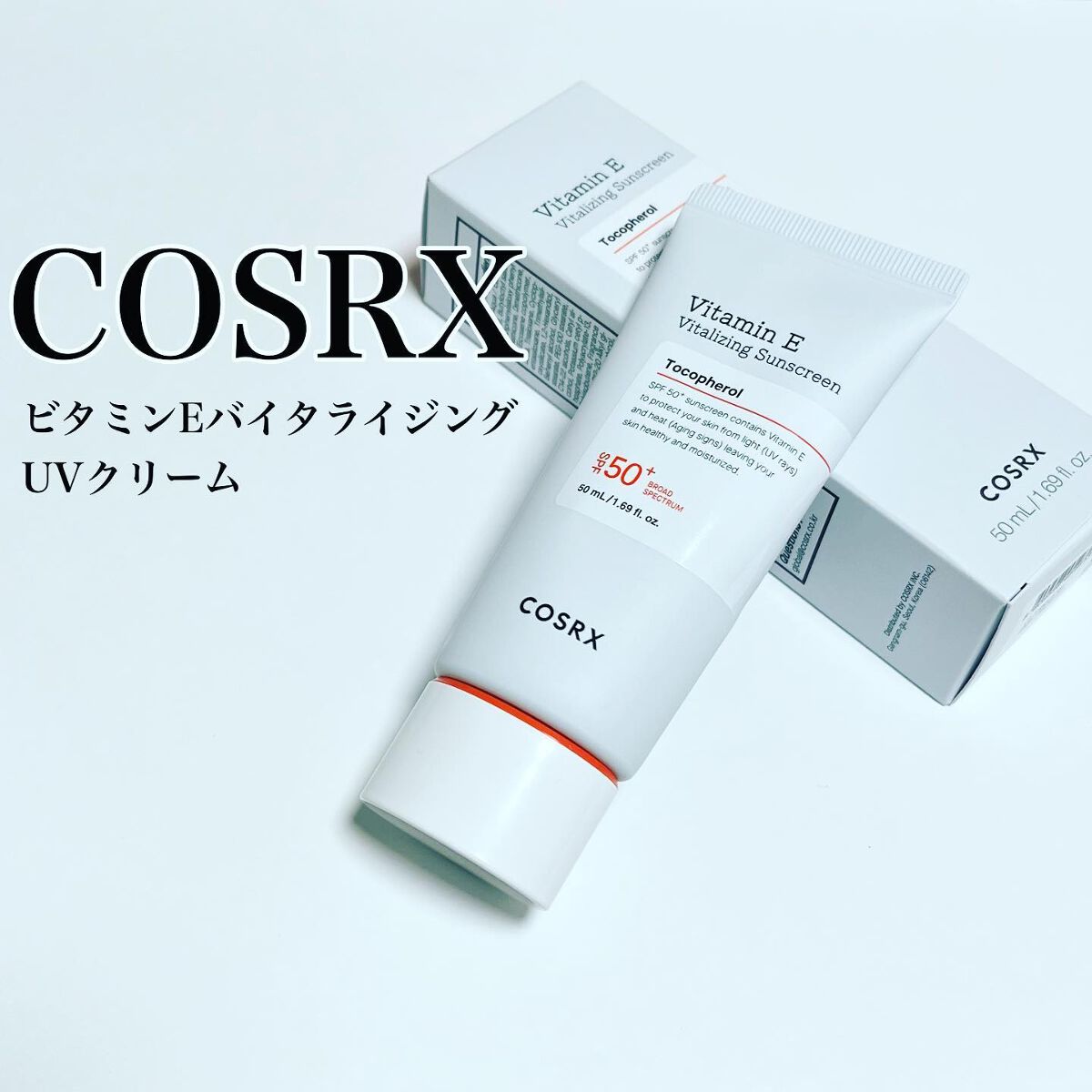 ビタミンEバイタライジングUVクリーム SFP50+/COSRX/日焼け止めクリームを使ったクチコミ(1枚目)