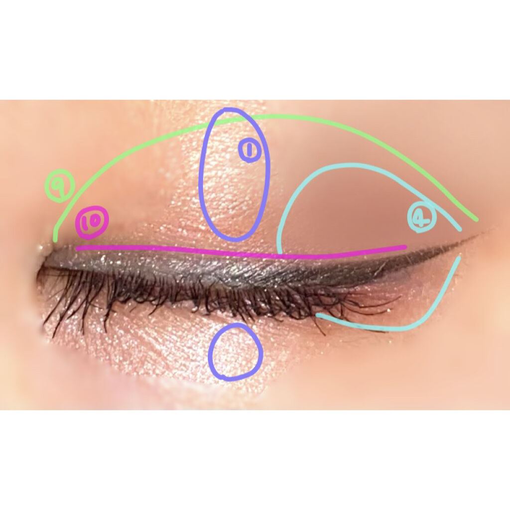 アイカラー プレイフル GR02/エレガンス クルーズ/単色アイシャドウを使ったクチコミ（2枚目）