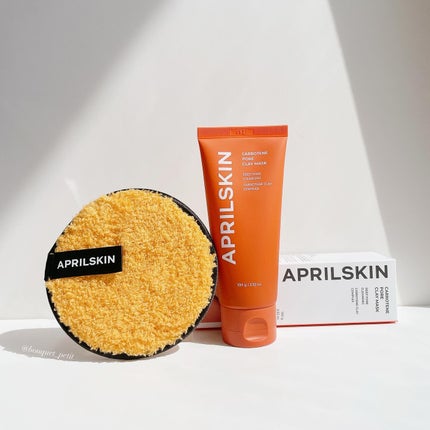 カロテン毛穴レスクレイパック/APRILSKIN/洗い流すパック・マスクを使ったクチコミ(1枚目)