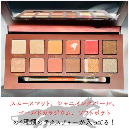 エクスプローラ12色 動物アイシャドウパレット/PERFECT DIARY/アイシャドウパレットを使ったクチコミ(2枚目)