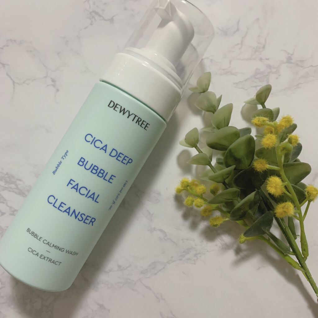 CICAバブルフェイシャルクレンザー /DEWYTREE/洗顔フォームを使ったクチコミ（1枚目）