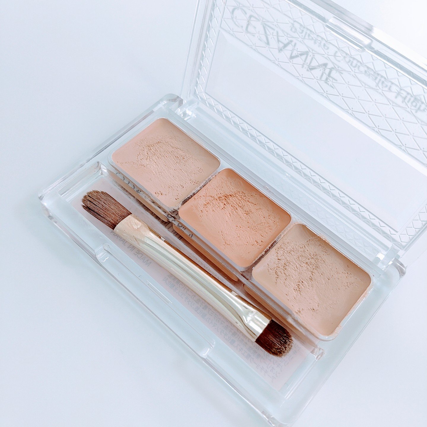 パレットコンシーラー ハイカバー/CEZANNE/パレットコンシーラーを使ったクチコミ（2枚目）