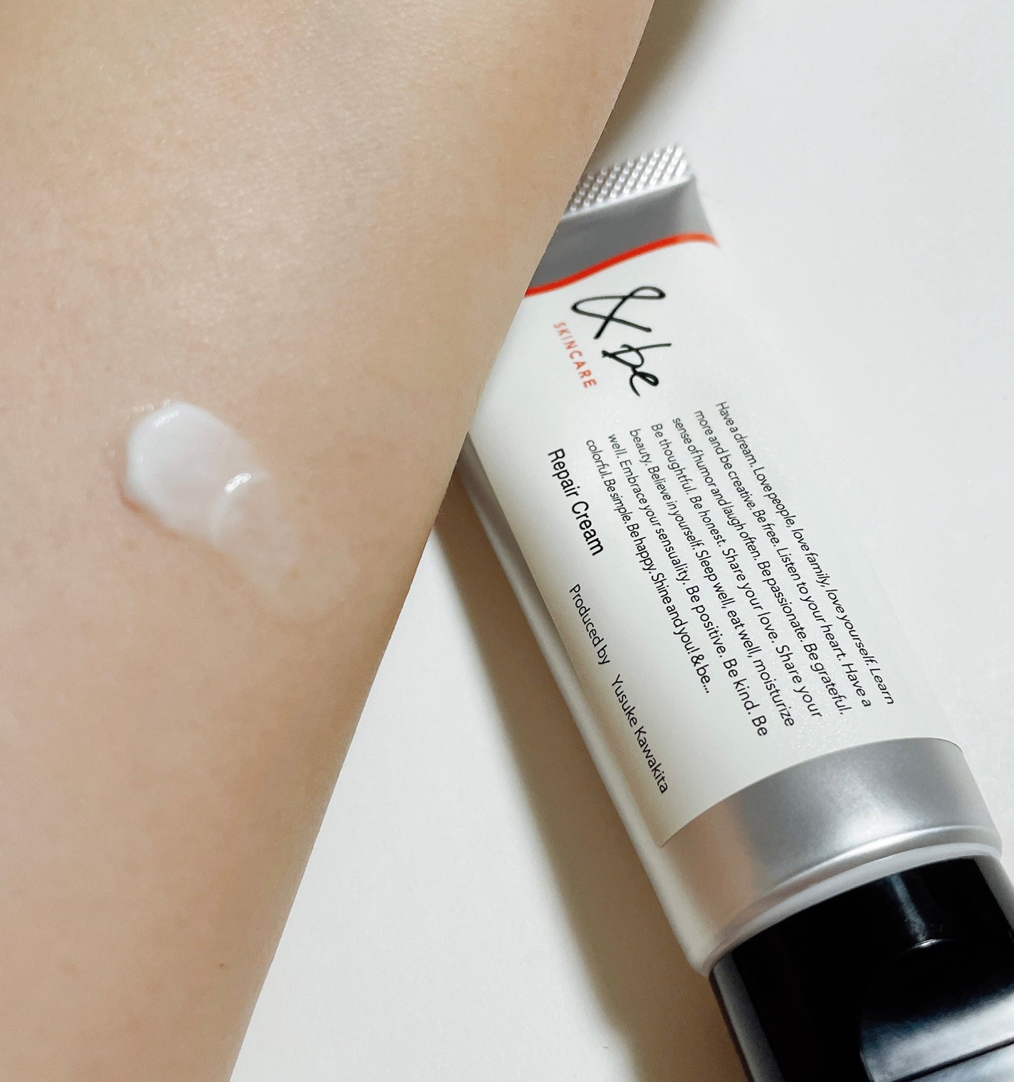 &be リペアクリーム/&be/フェイスクリームを使ったクチコミ(2枚目)