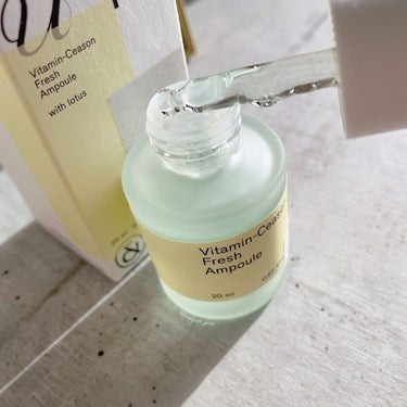 Vitamine ceason Fresh Ampoule /urbanand/美容液を使ったクチコミ（8枚目）