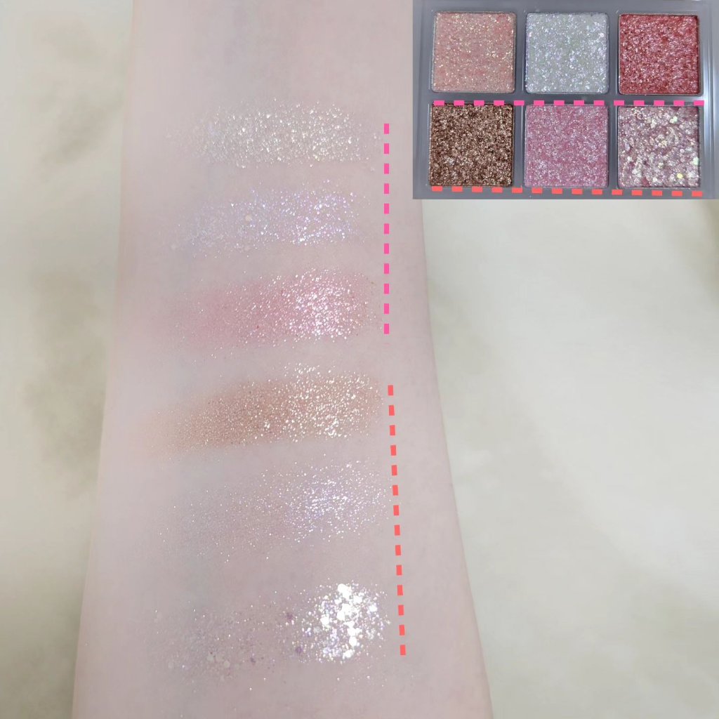 オーマイグリッターポップ/ABOUT TONE/アイシャドウパレットを使ったクチコミ（3枚目）