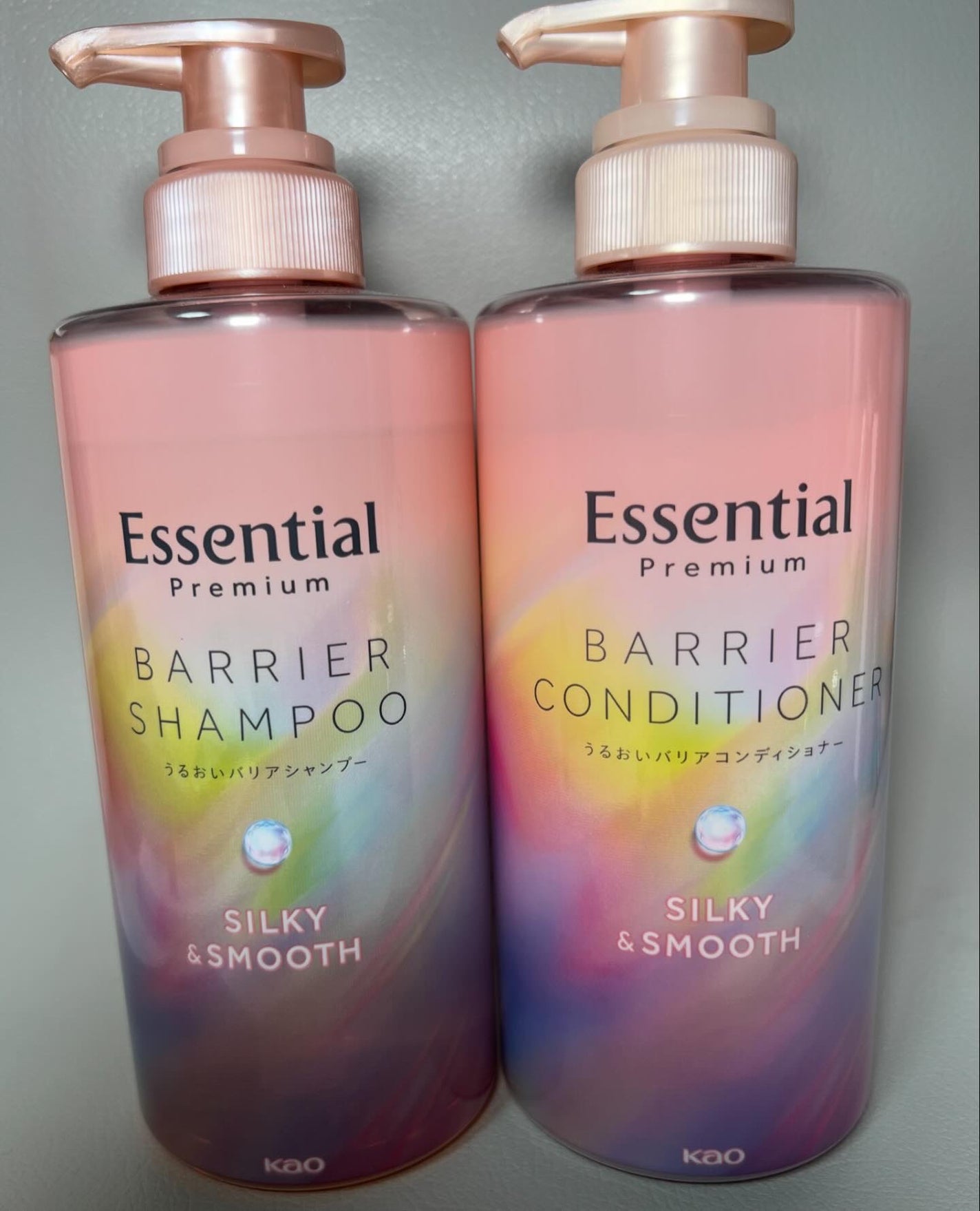 エッセンシャルプレミアム バリアシャンプー・コンディショナー シルキー&スムース/エッセンシャル/市販シャンプーを使ったクチコミ(1枚目)