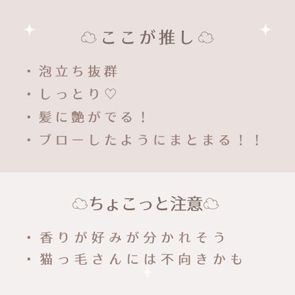 Creamy EXダメージリペアシャンプー1.0/ヘアトリートメント2.0/&honey/市販シャンプーを使ったクチコミ(6枚目)