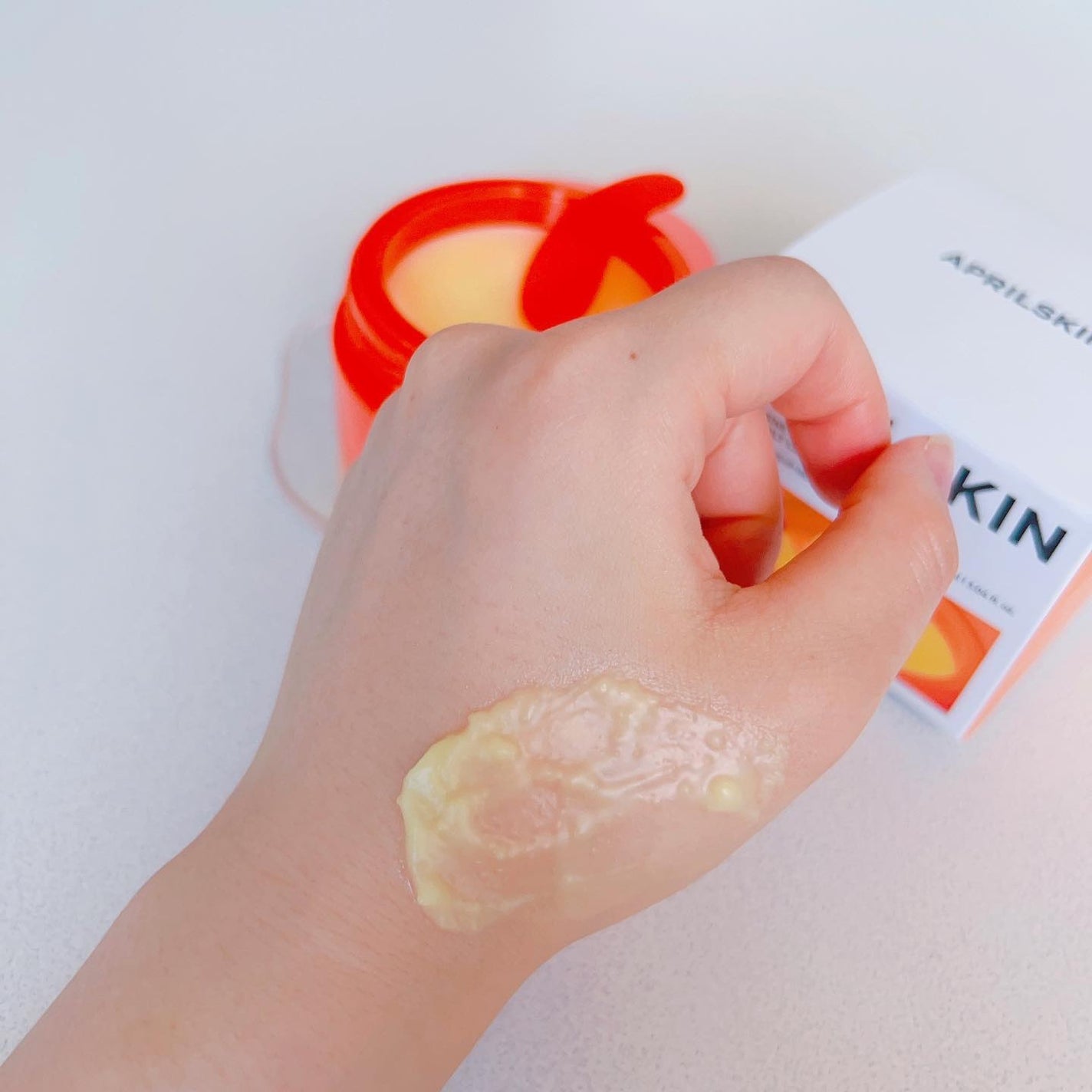 カロテンIPMP(TM) とろけるクレンジングバーム /APRILSKIN/クレンジングバームを使ったクチコミ(6枚目)