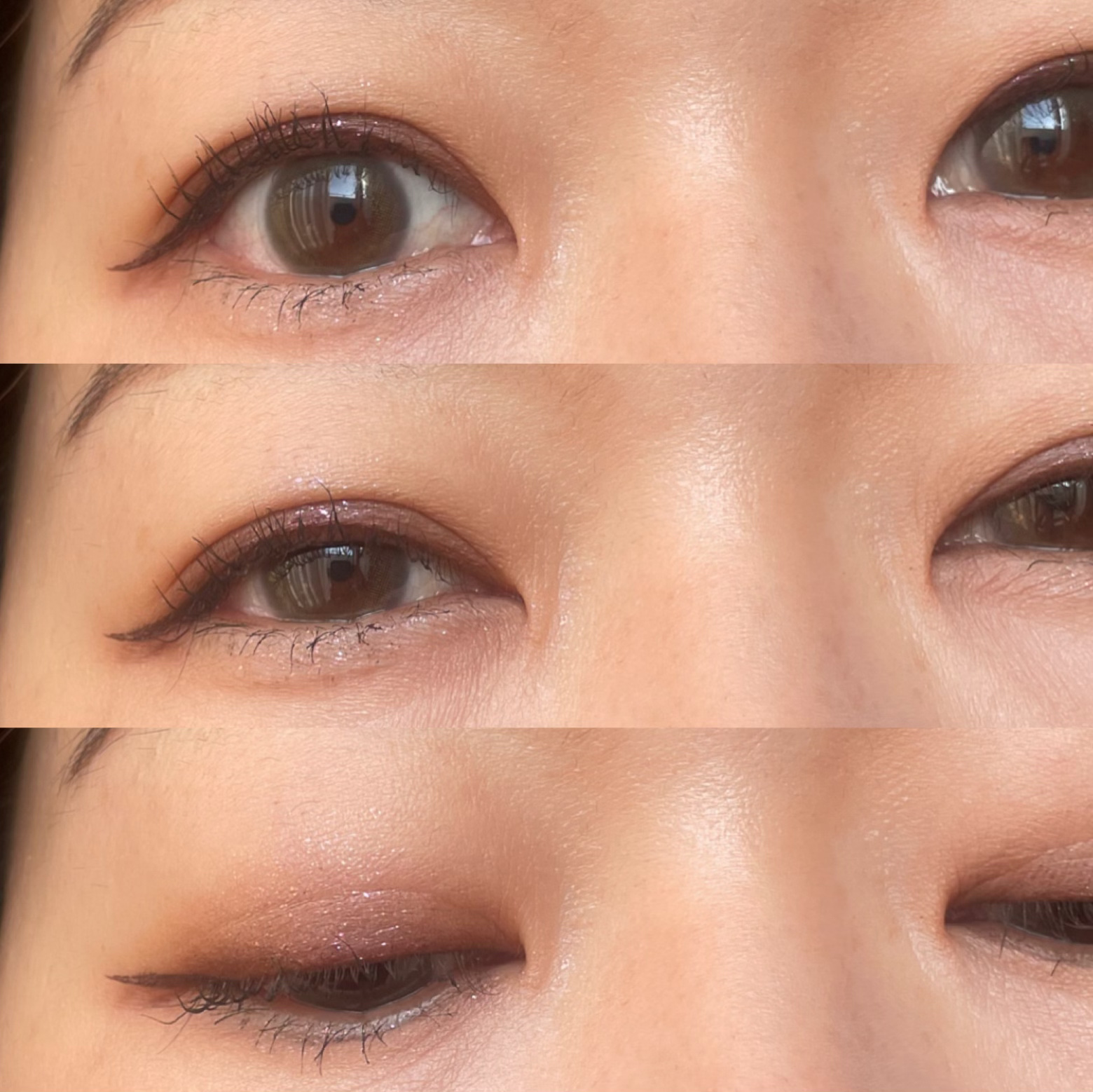 ソフトブラーリングアイパレット/wakemake/アイシャドウパレットを使ったクチコミ（3枚目）