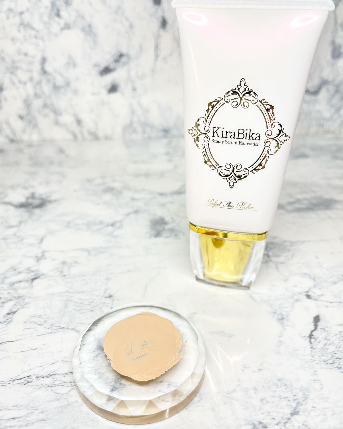 きらびか ビューティーセラムファンデーション/KiraBika/リキッドファンデーションを使ったクチコミ(3枚目)