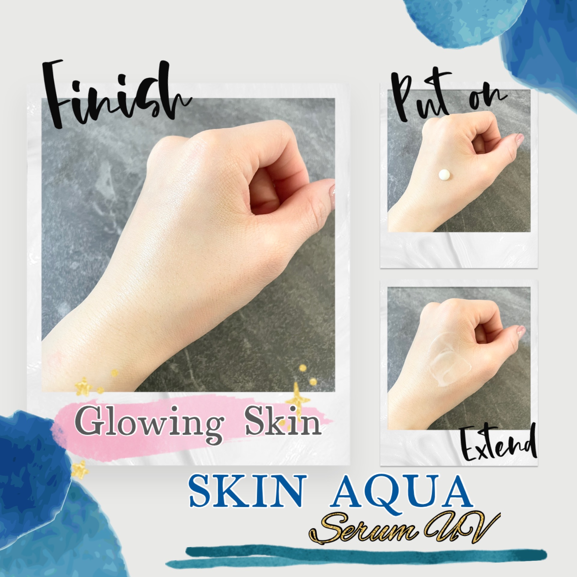 スキンアクア ヒアルロンセラムUV/スキンアクア/日焼け止めローションを使ったクチコミ（2枚目）