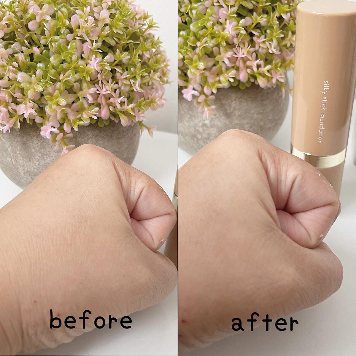 シルキースティックファンデーション/KAMIKA/その他ファンデーションを使ったクチコミ(3枚目)