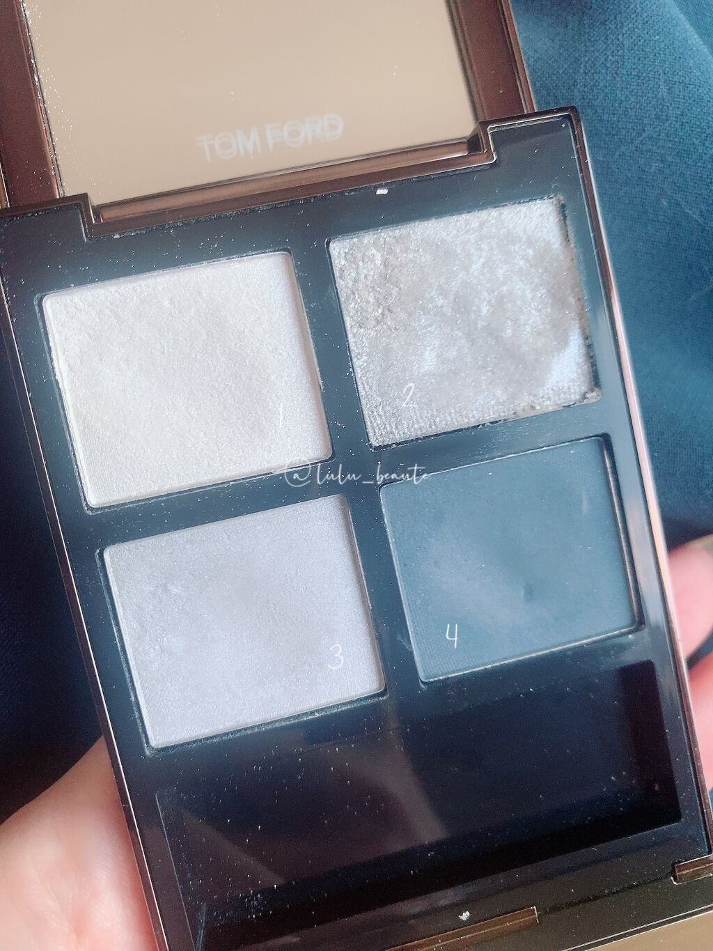 アイ カラー クォード 14 アイス クイーン/TOM FORD BEAUTY/アイシャドウパレットを使ったクチコミ（1枚目）